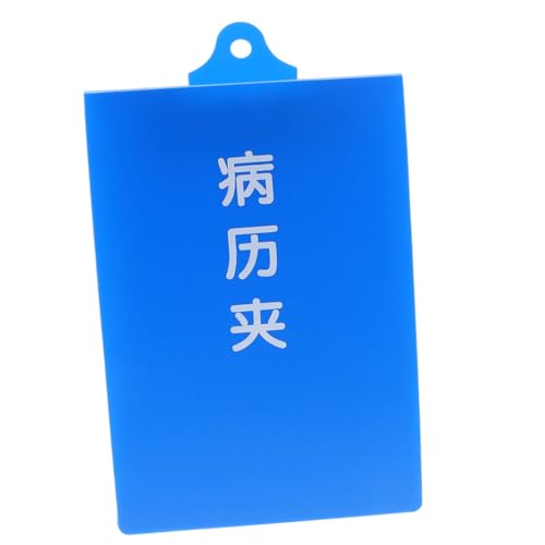 SOPOTUTU clipboard Schreibbrett faltbar Krankenschwester Zwischenablage medizinisch Mehrzweck-Klemmbrett Papptafeln für Krankenschwestern im A4-Format Aluminiumlegierung Blue von SOPOTUTU