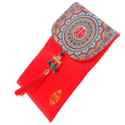 SOPOTUTU rote Umschlagtasche briefumschläge chinesische neujahrsgeldumschläge Roter Umschlag im Washi-Stil traditionelle Geldumschläge chinesische tasche Rote Pakete Stoff von SOPOTUTU