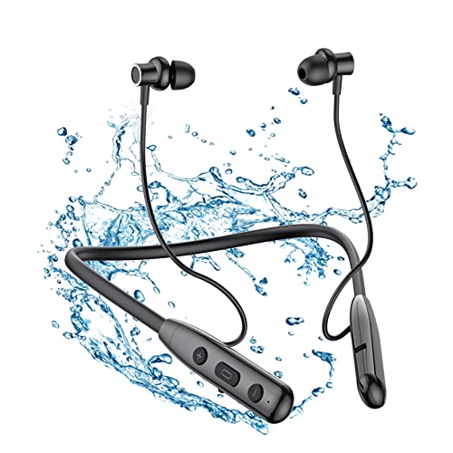 SOPPY Bluetooth 5.3 Kopfhörer Sport in Ear, Kabellose Sportkopfhörer Magnetisches Ohrhörer Nackenbügel Kopfhörer mit Mikrofon/IPX6 Wasserdicht/30 Std. Spielzeit/Geräuschreduzierung, Schwarz SOPPY Bluetooth 5.3 Kopfhörer Sport in Ear, Kabellose Sportkopfhörer Magnetisches Ohrhörer Nackenbügel Kopfhörer mit Mikrofon/IPX6 Wasserdicht/30 Std. Spielzeit/Geräuschreduzierung, Schwarz von SOPPY