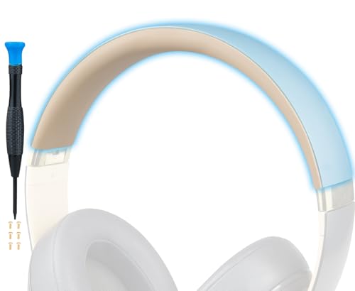 SOPROM Ersatz Zubehör Kopfband Stirnband Headband für Beats Studio 2 & Studio 3 Wired &Wireless Kopfhörer(Studio 3-Kristallblau) von SOPROM