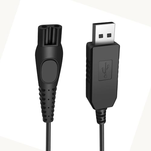 SOPSTUO 15 V Rasierer-USB-Ladekabel Ersatz HQ8505 Ladekabel kompatibel mit Philips Norelco Serie 5000 S5531 PT AT YS5 HQ5-HQ9 RQ3 RQ10-RQ12 SOPSTUO 15 V Rasierer-USB-Ladekabel Ersatz HQ8505 Ladekabel kompatibel mit Philips Norelco Serie 5000 S5531 PT AT YS5 HQ5-HQ9 RQ3 RQ10-RQ12 von SOPSTUO