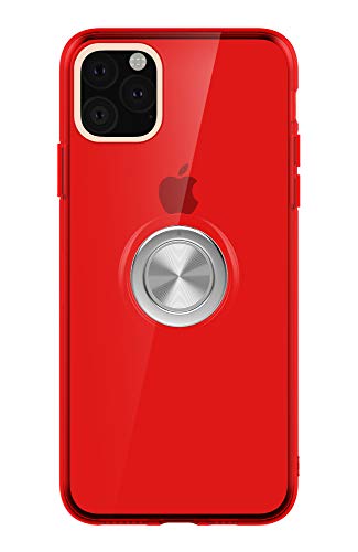SORAKA Durchsichtige Hülle für iPhone 11 Pro mit 360 Grad drehbarem Ringständer Weicher TPU transparenter Schutzhülle mit Metallplatte für Handyhalterung Auto KFZ Magnet Stoßdämpfung SORAKA Durchsichtige Hülle für iPhone 11 Pro mit 360 Grad drehbarem Ringständer Weicher TPU transparenter Schutzhülle mit Metallplatte für Handyhalterung Auto KFZ Magnet Stoßdämpfung von SORAKA