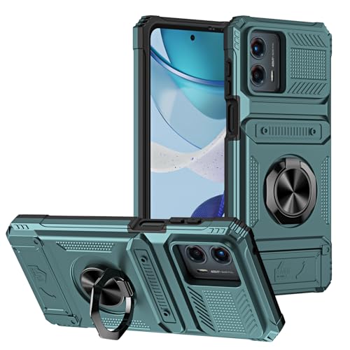 SORAKA Hülle für Motorola Moto G Stylus 5G 2024 mit Ringständer Kartenhalterung Metall Patch kompatible magnetische Auto Telefonhalterung Schutzhülle gegen Stöße und Stürze SORAKA Hülle für Motorola Moto G Stylus 5G 2024 mit Ringständer Kartenhalterung Metall Patch kompatible magnetische Auto Telefonhalterung Schutzhülle gegen Stöße und Stürze von SORAKA