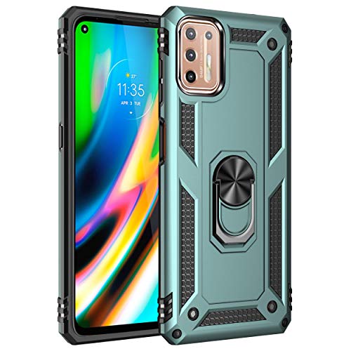 SORAKA Hülle für Motorola Moto G9 Plus mit Ringhalterung Panzerhülle Motorola Moto G9 Plus Hülle Weicher TPU-Stoßfänger Harte PC-Rückseite mit Metallplatte für magnetische Handy-Autohalterung SORAKA Hülle für Motorola Moto G9 Plus mit Ringhalterung Panzerhülle Motorola Moto G9 Plus Hülle Weicher TPU-Stoßfänger Harte PC-Rückseite mit Metallplatte für magnetische Handy-Autohalterung von SORAKA
