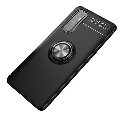 SORAKA Hülle für Oppo Find X2 Neo 5G mit Ringständer Weiches TPU Ultradünn Schutzhülle Oppo Find X2 Neo 5G mit Metallplatte für Handyhalterung Auto KFZ Magnet von SORAKA