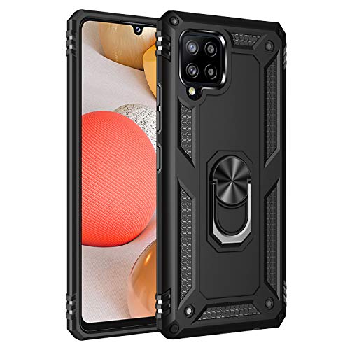 SORAKA Hülle für Samsung Galaxy A42 5G mit Ringhalterung Panzerhülle Samsung Galaxy A42 Hülle Weicher TPU-Stoßfänger Harte PC-Rückseite mit Metallplatte für magnetische Handy-Autohalterung SORAKA Hülle für Samsung Galaxy A42 5G mit Ringhalterung Panzerhülle Samsung Galaxy A42 Hülle Weicher TPU-Stoßfänger Harte PC-Rückseite mit Metallplatte für magnetische Handy-Autohalterung von SORAKA