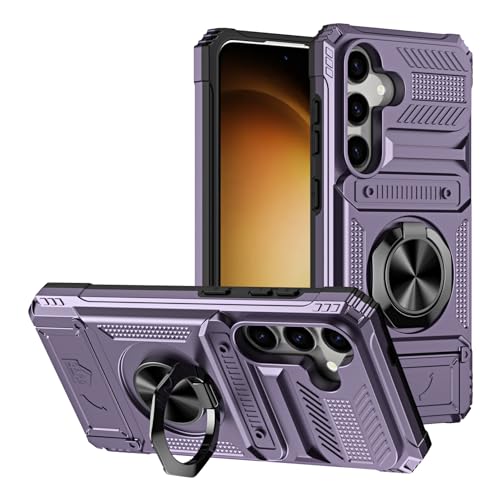 SORAKA Hülle für Samsung Galaxy A55 5G mit Ringständer Kartenhalterung Metall Patch kompatible magnetische Auto Telefonhalterung Schutzhülle gegen Stöße und Stürze SORAKA Hülle für Samsung Galaxy A55 5G mit Ringständer Kartenhalterung Metall Patch kompatible magnetische Auto Telefonhalterung Schutzhülle gegen Stöße und Stürze von SORAKA