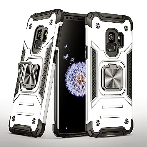SORAKA Hülle für Samsung Galaxy S9 mit Ringhalterung Panzerhülle Samsung Galaxy S9 Hülle Weicher TPU-Stoßfänger Harte PC-Rückseite mit Metallplatte für magnetische Handy-Autohalterung SORAKA Hülle für Samsung Galaxy S9 mit Ringhalterung Panzerhülle Samsung Galaxy S9 Hülle Weicher TPU-Stoßfänger Harte PC-Rückseite mit Metallplatte für magnetische Handy-Autohalterung von SORAKA