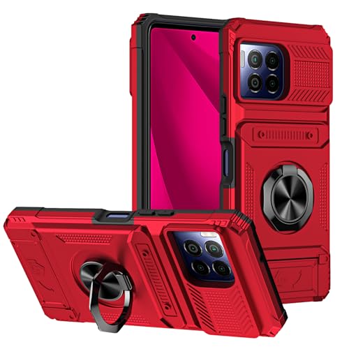 SORAKA Hülle für T-Mobile REVVL 7 Pro mit Ringständer Kartenhalterung Metall Patch kompatible magnetische Auto Telefonhalterung Schutzhülle gegen Stöße und Stürze SORAKA Hülle für T-Mobile REVVL 7 Pro mit Ringständer Kartenhalterung Metall Patch kompatible magnetische Auto Telefonhalterung Schutzhülle gegen Stöße und Stürze von SORAKA