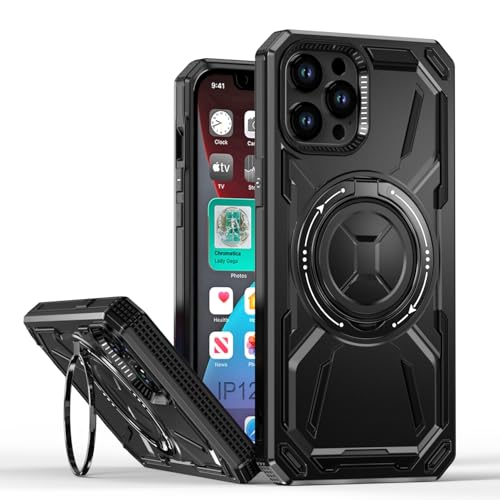 SORAKA Hülle für iPhone 12 Pro Max mit Ringständer,kompatibel mit MagSafe iPhone 12 Pro Max Hülle mit Metallplatte für magnetische Autohalterung Robuste stoßabsorbierende Hülle SORAKA Hülle für iPhone 12 Pro Max mit Ringständer,kompatibel mit MagSafe iPhone 12 Pro Max Hülle mit Metallplatte für magnetische Autohalterung Robuste stoßabsorbierende Hülle von SORAKA