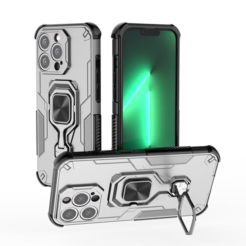 SORAKA Hülle für iPhone 13 Pro mit 360 Grad drehbarem Metallständer magnetischem Eisenstück kompatible Magnetische Handyhalterung für das Auto SORAKA Hülle für iPhone 13 Pro mit 360 Grad drehbarem Metallständer magnetischem Eisenstück kompatible Magnetische Handyhalterung für das Auto von SORAKA
