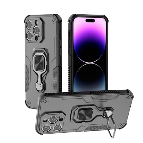 SORAKA Hülle für iPhone 14 Pro Max mit 360 Grad drehbarem Metallständer magnetischem Eisenstück kompatible Magnetische Handyhalterung für das Auto SORAKA Hülle für iPhone 14 Pro Max mit 360 Grad drehbarem Metallständer magnetischem Eisenstück kompatible Magnetische Handyhalterung für das Auto von SORAKA