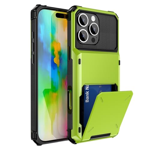 SORAKA Hülle für iPhone 16 Pro Max mit Kartenhalter Handyhülle PC TPU 2 in 1 Dual Layer Bumper Hülle Stoßsichere Abdeckung kann 5 Karten aufnehmen SORAKA Hülle für iPhone 16 Pro Max mit Kartenhalter Handyhülle PC TPU 2 in 1 Dual Layer Bumper Hülle Stoßsichere Abdeckung kann 5 Karten aufnehmen von SORAKA