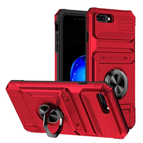 SORAKA Hülle für iPhone 8 Plus mit Ringständer Kartenhalterung Metall Patch kompatible magnetische Auto Telefonhalterung Schutzhülle gegen Stöße und Stürze SORAKA Hülle für iPhone 8 Plus mit Ringständer Kartenhalterung Metall Patch kompatible magnetische Auto Telefonhalterung Schutzhülle gegen Stöße und Stürze von SORAKA
