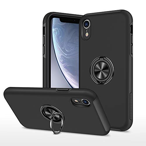SORAKA Hülle für iPhone XR mit unsichtbarem Ringhalter und Metallplatte für magnetische Autohalterung Robustes Gehäuse in Militärqualität stoßfeste Schutzhülle SORAKA Hülle für iPhone XR mit unsichtbarem Ringhalter und Metallplatte für magnetische Autohalterung Robustes Gehäuse in Militärqualität stoßfeste Schutzhülle von SORAKA