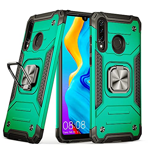 SORAKA Hülle für Huawei P30 Lite mit Ringhalterung Panzerhülle Huawei P30 Lite Hülle Weicher TPU-Stoßfänger Harte PC-Rückseite mit Metallplatte für magnetische Handy-Autohalterung SORAKA Hülle für Huawei P30 Lite mit Ringhalterung Panzerhülle Huawei P30 Lite Hülle Weicher TPU-Stoßfänger Harte PC-Rückseite mit Metallplatte für magnetische Handy-Autohalterung von SORAKA