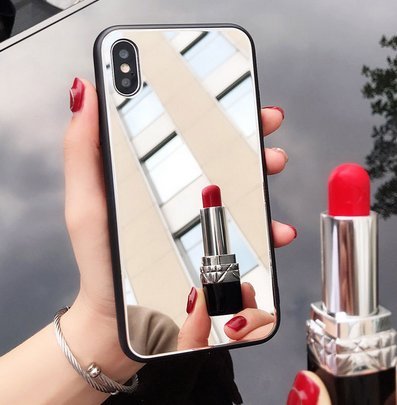 Shinyzone Spiegel Handyhülle für iPhone SE 2020/iPhone 7,Stilvoll Hart PC Zurück Hülle,Flexibel Gummi Gel Bumper Kante Bilden Spiegel Schutzhülle für iPhone 8,Silber Spiegel Shinyzone Spiegel Handyhülle für iPhone SE 2020/iPhone 7,Stilvoll Hart PC Zurück Hülle,Flexibel Gummi Gel Bumper Kante Bilden Spiegel Schutzhülle für iPhone 8,Silber Spiegel von SORAKA