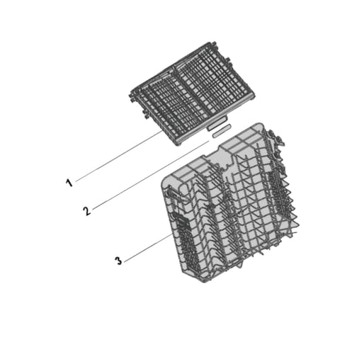 SOS Accessoire Oberkorb komplett mit Markierung 3 für Spülmaschine Thomson 1063041, 34421371 SOS Accessoire Oberkorb komplett mit Markierung 3 für Spülmaschine Thomson 1063041, 34421371 von SOS ACCESSOIRE