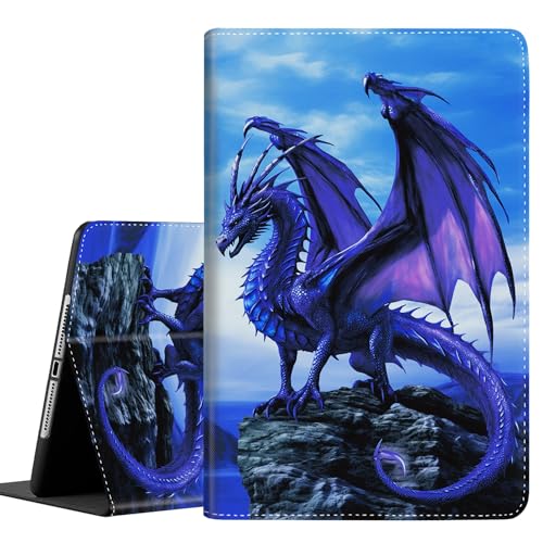 SOTWONSO Schutzhülle für Samsung Galaxy Tab A9 Plus 11 Zoll 2023, langlebig, stoßfest, Schutzhülle für Samsung Tablet A9+ 11 Zoll (SM-X210/X216/X218), blauer Drache von SOTWONSO