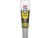 Montagekleber Fix All Turbo weiß 125ml Tube, schnell aushärtender Montagekleber für Anwendungen, die eine hohe Festigkeit und schnelle Aushärtung erfordern. von SOUDAL