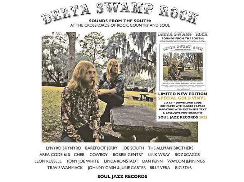 VARIOUS - Delta Swamp Rock Ltd Gold Colored Edition (Vinyl) von SOUL JAZZ