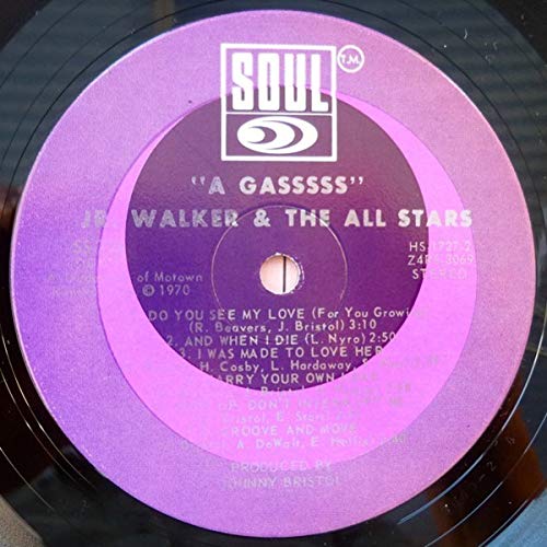JR.WALKER AND THE ALL STARS LP, A GASSSSSS, US ISSUE EX/EX VINYL von SOUL