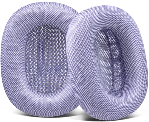 SOULWIT Ersatz Ohrpolster für AirPods Max Over-Ear-Kopfhörer, Ersatzpolster Polster mit strapazierfähigem Mesh-Stoff, weicherem Schaumstoff von SOULWIT