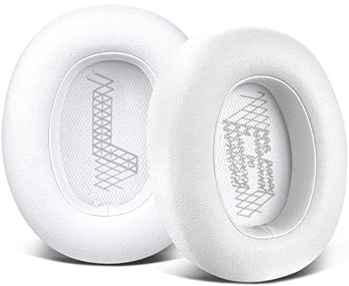 SOULWIT Ersatz Ohrpolster für JBL E65 (E65BTNC)/Live 650 (650NC 650BTNC)/Duet NC Over-Ear-Kopfhörer, Ersatzpolster mit weicherem Leder von SOULWIT