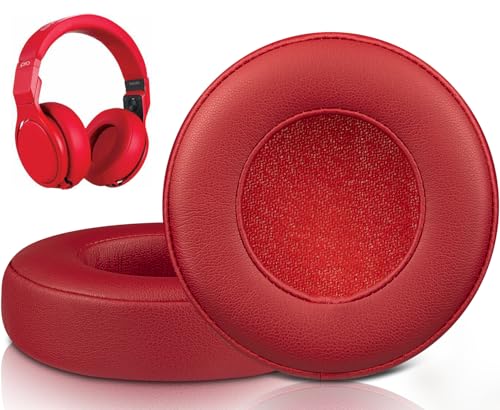 SOULWIT Ersatz Ohrpolster für Monster Beats Pro/by Dr. DRE Detox Kopfhörer, Ohrpolster mit weichem Proteinleder und hochdichtem Geräuschisolationsschaum von SOULWIT