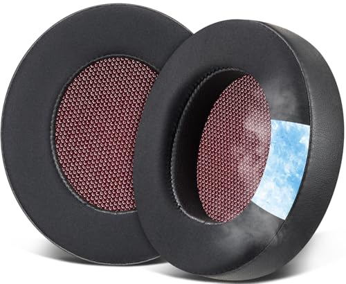 SOULWIT Ersatzpolster Ersatz Ohrpolster für Teufel Real Blue NC/Real Blue/Real Pure (2020) Kopfhörer, Polster mit Ice-Silk-Stoff, Geräuschisolationsschaum von SOULWIT