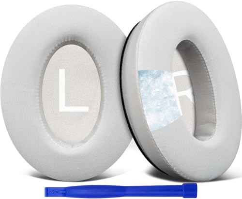 SOULWIT Kühlgel Ersatzpolster Ersatz Ohrpolster für Bose QuietComfort 45 (QC45)/QuietComfort SE (QC SE)/New Quiet Comfort Wireless Over-Ear-Kopfhörer, Ohrhörer mit hochdichte Rauschisolationschaum von SOULWIT