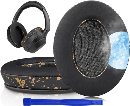 SOULWIT Kühlgel Ersatzpolster Ersatz Ohrpolster für Sony WH-1000XM3 (WH1000XM3) Over-Ear-Kopfhörer, Ohrpolsterkissen mit hochdichtem Geräuschisolierungsschaum, zusätzliche Dicke von SOULWIT