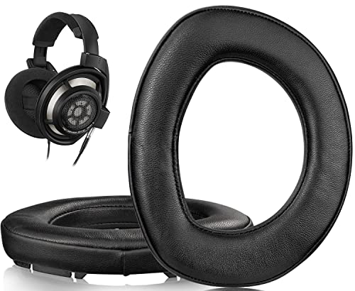 SOULWIT Lammfell Ersatz Ohrpolster für Sennheiser HD800/HD800S HD 800 Kopfhörer, Ersatzpolster mit geräuschisolierendem Gedächtnisschaum von SOULWIT