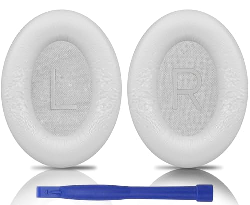 SOULWIT Lammfell Ersatzpolster Ersatz Ohrpolster für Bose QuietComfort 45 (QC45)/QuietComfort SE (QC SE)/Neue Quiet Comfort kabellose Over-Ear Kopfhörer, Polster mit hochdichtem Schaumstoff von SOULWIT