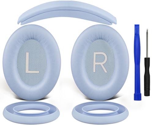 SOULWIT Ohrpolster Polster + Kopfband Headband + Silikon Ohrpolster Schutzabdeckung, Ersatz kit für Bose QuietComfort 45 (QC45)/QuietComfort SE (QC SE)/New Quiet Comfort kabellose Over-Ear Kopfhörer von SOULWIT