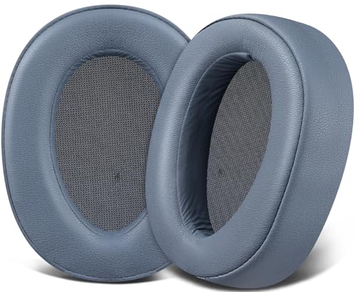 SOULWIT Professionelle Ohrpolster Ersatz für Sony WH-H900N (h.Ear on 2 Wireless) & MDR 100ABN (h.Ear on Wireless) Kopfhörer-Blau von SOULWIT