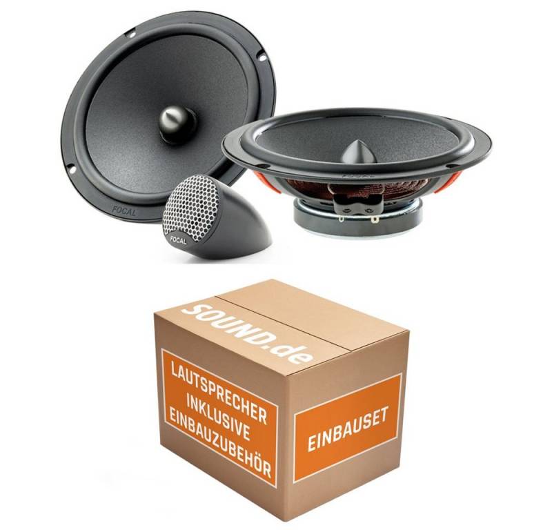 SOUND.de Lautsprecher Boxen Focal ISU165 System Auto Einbauset Peugeot 407 Auto-Lautsprecher (cm) von SOUND.de