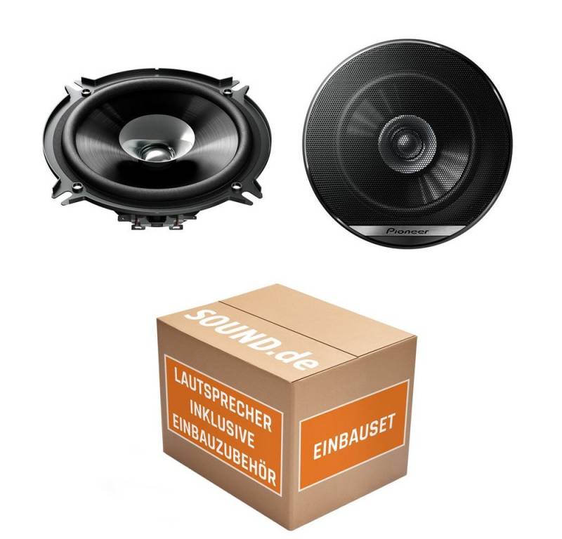 SOUND.de Lautsprecher Boxen Pioneer TS-G1310F Auto Einbauset Peugeot 207 CC Auto-Lautsprecher (cm) von SOUND.de