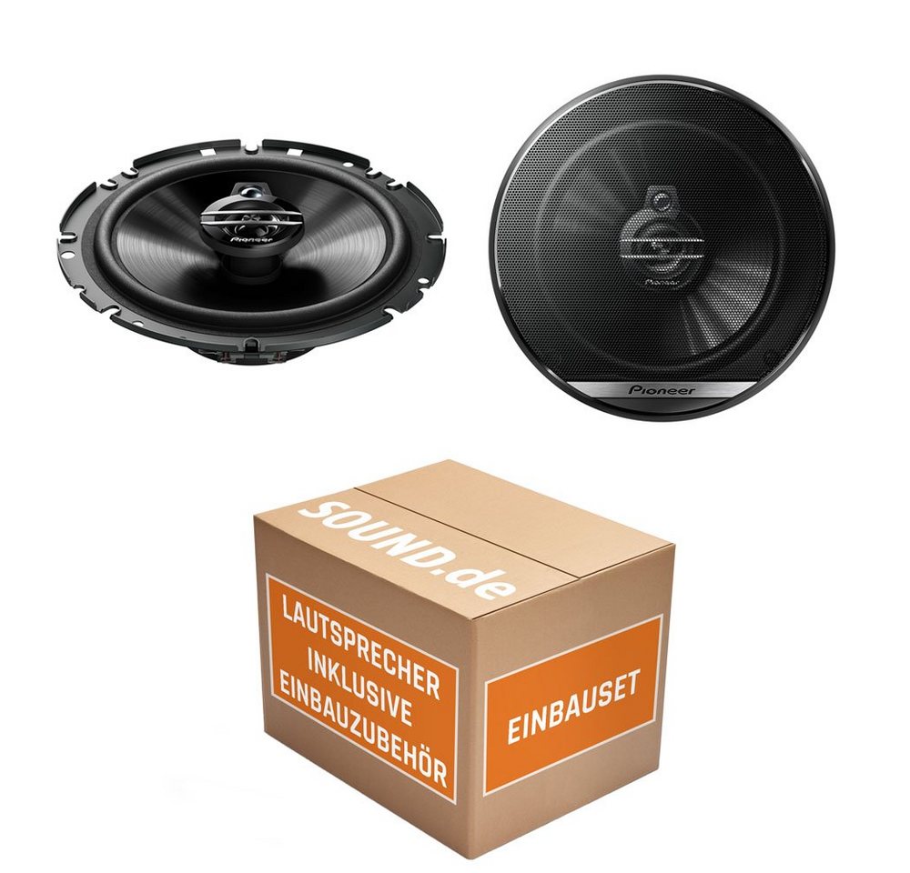 SOUND.de Lautsprecher Boxen Pioneer TS-G1730F 300WATT Auto Einbauset VW Fox Auto-Lautsprecher (MAX: Watt) von SOUND.de