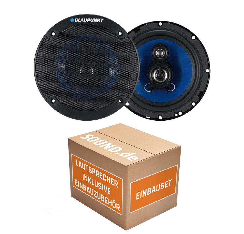 SOUND.de Lautsprecher Einbauset Blaupunkt ICx663 für Audi A4 B5 Ablage Auto-Lautsprecher (MAX: Watt) von SOUND.de