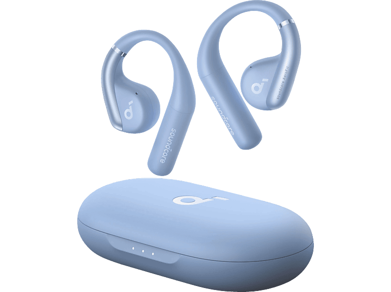 SOUNDCORE BY ANKER AeroFit, Open-ear Kopfhörer Bluetooth Zartblau von SOUNDCORE BY ANKER