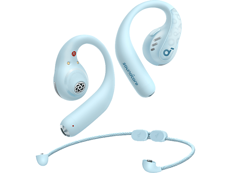 SOUNDCORE BY ANKER AeroFit Pro, Open-ear Kopfhörer Bluetooth Aquamarinblau von SOUNDCORE BY ANKER