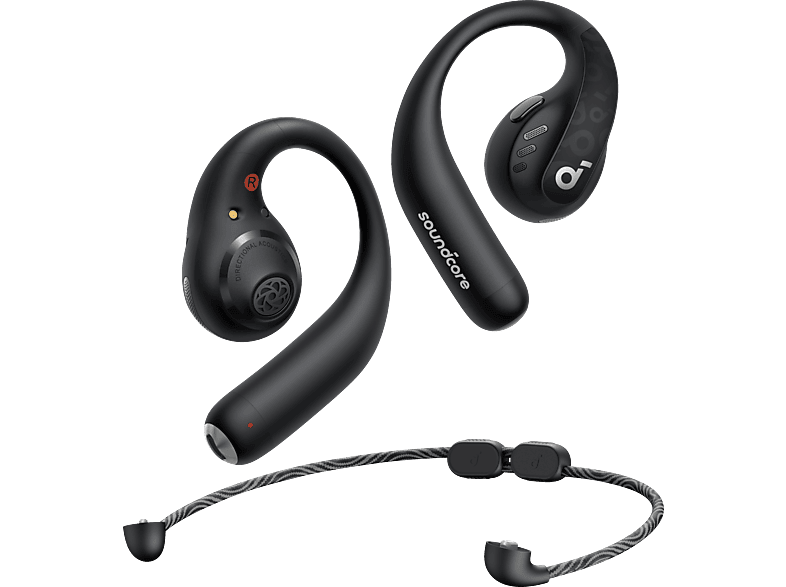 SOUNDCORE BY ANKER AeroFit Pro, Open-ear Kopfhörer Bluetooth Tiefschwarz SOUNDCORE BY ANKER AeroFit Pro, Open-ear Kopfhörer Bluetooth Tiefschwarz von SOUNDCORE BY ANKER