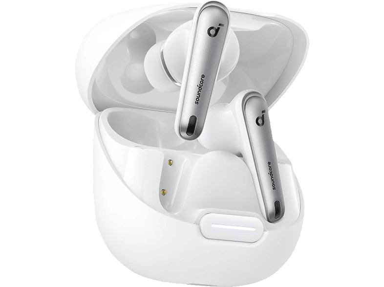 SOUNDCORE BY ANKER Liberty 4 NC True Wireless, In-ear Kopfhörer Bluetooth Clear White von SOUNDCORE BY ANKER