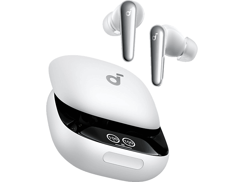 SOUNDCORE BY ANKER Liberty 4 Pro, In-ear Kopfhörer Bluetooth Weiß von SOUNDCORE BY ANKER