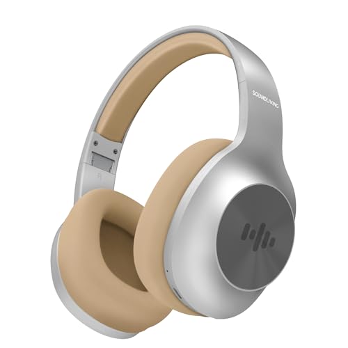 SoundLiving Soul Kopfhörer Kabellos Bluetooth | Schweißresistente Kopfhörer Bluetooth Over-Ear mit 36 Stunden Spielzeit | Wireless Headphones SoundLiving Soul Kopfhörer Kabellos Bluetooth | Schweißresistente Kopfhörer Bluetooth Over-Ear mit 36 Stunden Spielzeit | Wireless Headphones von SoundLiving