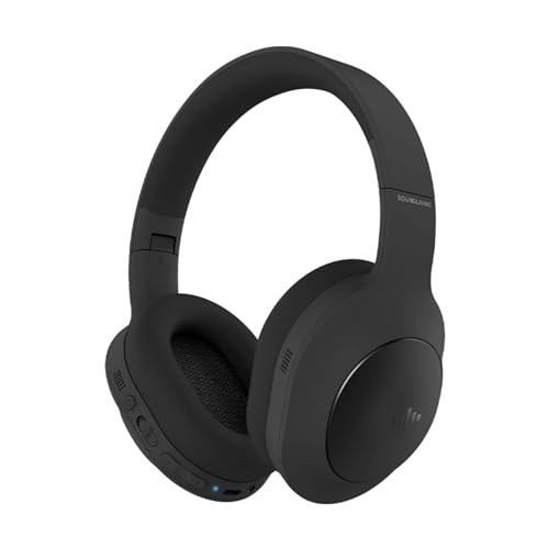 SOUNDLIVING Wave Bluetooth Kopfhörer Noise Cancelling | Active Noise Cancelling Kopfhörer Und Bis zu 40 Stunden Spielzeit | Komfortabel Over Ear Kopfhörer Bluetooth 5.0 | Hi-Fi Tonqualität von SOUNDLIVING