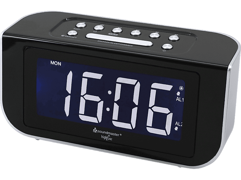 SOUNDMASTER FUR4005 Radio-Uhr, PLL Tuner, FM, Schwarz von SOUNDMASTER