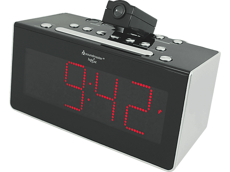 SOUNDMASTER FUR6005 Radio-Uhr, PLL Tuner, FM, Schwarz von SOUNDMASTER