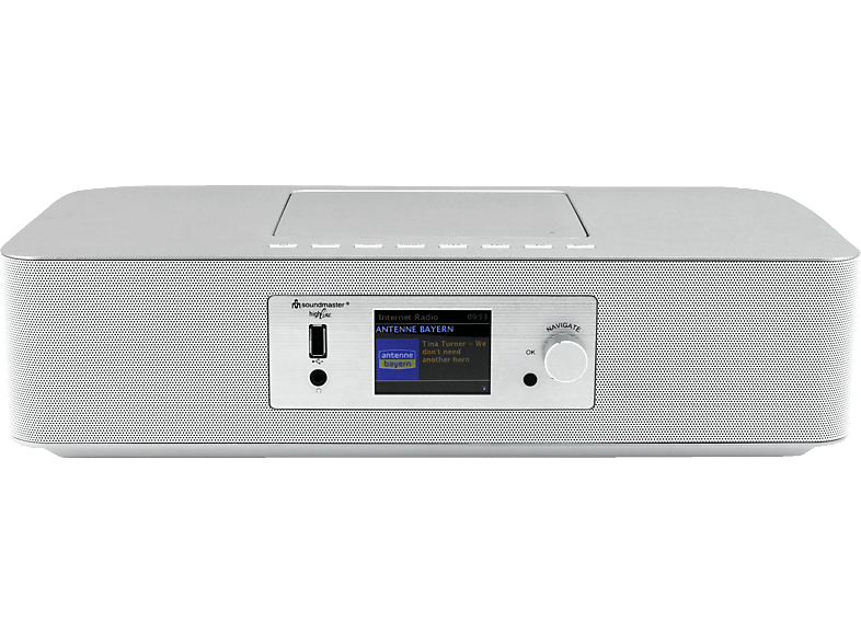 SOUNDMASTER ICD2020WE Hybridradio, digital PLL, DAB+, FM, Internet Radio, Bluetooth, Weiß von SOUNDMASTER